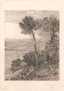 The Vale of Ashburnham, en kopi av høyre halvdel av William Bernard Cooke