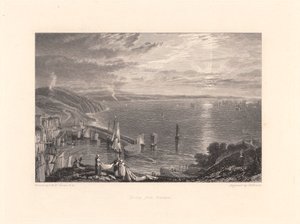 Torbay fra Brixham av William Bernard Cooke