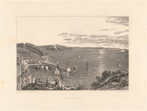 Torbay fra Brixham av William Bernard Cooke