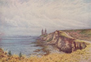 Cliffs at Reculver, 1910 av William Biscombe Gardner