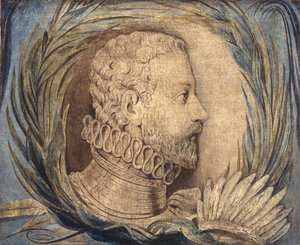 Alonso de Ercilla y Zúñiga, ca. 1800 (tempera på lerret) av William Blake