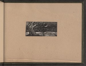 Sprengt tre og flate avlinger, 1821. av William Blake
