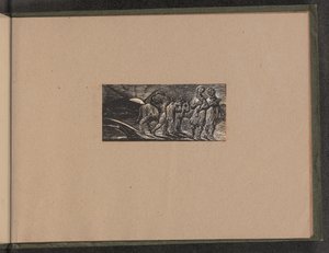 Gutt som gleder seg tilbake med plog og okser, 1821. av William Blake