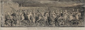 Chaucers Canterbury-pilegrimer av William Blake