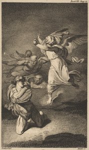 Clarences Dream Shakespeare, Richard III, 1. akt, scene 4, 1774. av William Blake