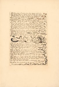 Europa. A Prophecy, Plate 16, Ethinthus dronning av vann. . . . (Bentley 17) av William Blake