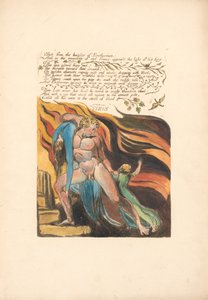 Europa. A Prophecy, Plate 17, Skutt fra høyden . . . . (Bentley 18) av William Blake