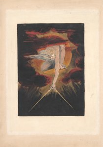 Europa. A Prophecy, Plate 1, Frontispice av William Blake