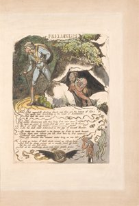 Europa. En profeti, plate 3, Preludium av William Blake