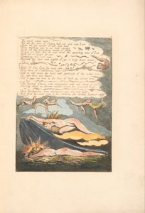 Europa. En profeti, plate 6, De skingrende vindene våkner. . . . (Bentley 7) av William Blake