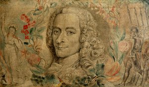 Francois Marie Arouet de Voltaire, ca. 1800 (tempera på lerret) av William Blake
