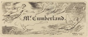 George Cumberlands kort av William Blake