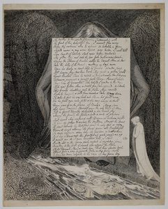 Illustrasjon fra «Vala, De fire dyreparkene» av William Blake, Add MS 39764 av William Blake