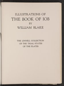 Illustrasjoner av Jobs bok: Linnell Collection of Trial States of the Plates av William Blake