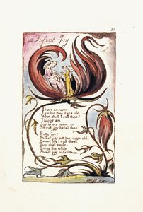 Spedbarnsglede, 1789 av William Blake