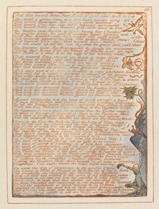 Jerusalem, plate 13, og det mot Eden .... av William Blake