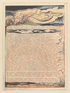 Jerusalem, Plate 45, Bath, helbredende by!.... av William Blake