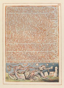 Jerusalem, Plate 69, Deretter alle hannene.... av William Blake