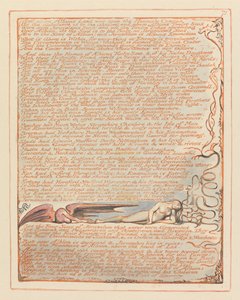 Jerusalem, Plate 71, Og over Albions Land.... av William Blake
