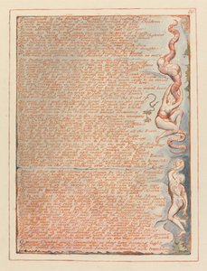Jerusalem, plate 80, omfattet av det frosne nettet .... av William Blake