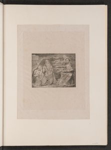 Job irettesatt av sine venner av William Blake