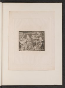 Job irettesatt av sine venner av William Blake