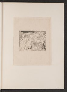 Job irettesatt av hans venner, 1825. av William Blake