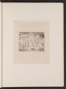 Job og hans familie, 1825. av William Blake