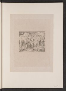 Job og hans familie gjenopprettet til velstand, 1825. av William Blake