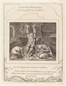 Jobs fortvilelse av William Blake