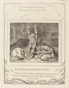 Jobs fortvilelse av William Blake