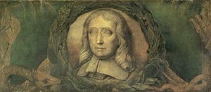 John Milton, ca. 1800-03 (tempera på lerret) av William Blake