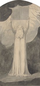 Moses mottar loven av William Blake