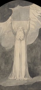 Moses mottar loven av William Blake