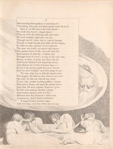 Tallerken 29 (side 57): 'Bever hver slurk, så døden ikke skal rive bollen' av William Blake