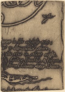 Gjenta fra fragment av kansellert plate for "A Prophecy" av William Blake