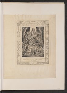 Satan foran Guds trone av William Blake