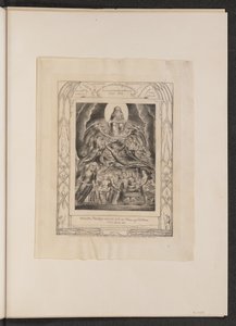 Satan foran Guds trone av William Blake
