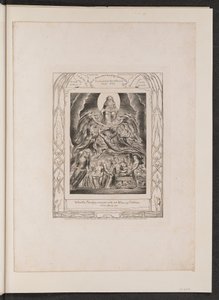 Satan foran Guds trone av William Blake
