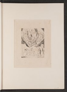 Satan går ut fra Herrens nærvær, 1825. av William Blake