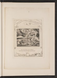 Satan slår jobb med byller av William Blake