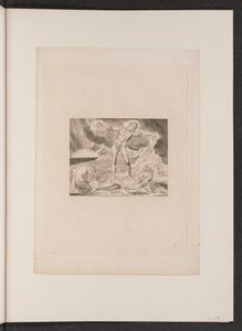 Satan slår jobb med byller, 1825. av William Blake