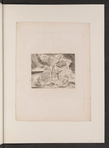 Satan slår jobb med byller, 1825. av William Blake