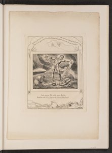 Satan slår jobb med byller, 1825. av William Blake