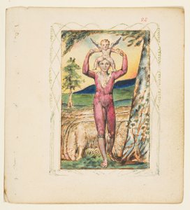 Sanger av erfaring: Frontispice, ca. 1825. av William Blake