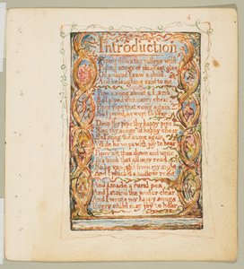 Songs of Innocence: Introduction, ca. 1825. av William Blake