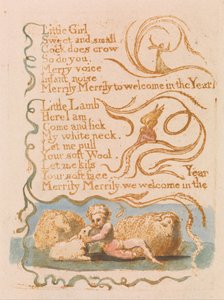 Songs of Innocence, Plate 26, Spring (Bentley 23) av William Blake