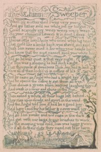 Songs of Innocence and of Experience, Plate 10, "The Chimney Sweeper" (Bentley 12) av William Blake