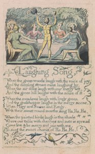 Songs of Innocence and Experience, Plate 14, Laughing Song (Bentley 15) av William Blake