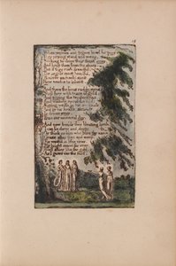 Songs of Innocence and of Experience, Plate 19, Night (Bentley 21) av William Blake